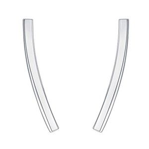 14K Gold Sterling Silver Post Crawler Earrings